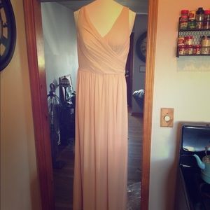 Beautiful formal dress with V-neck and back